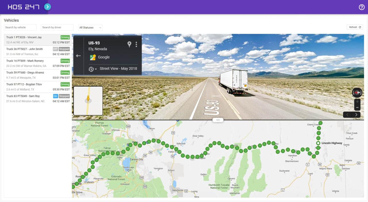 Fleet management gps tracking system