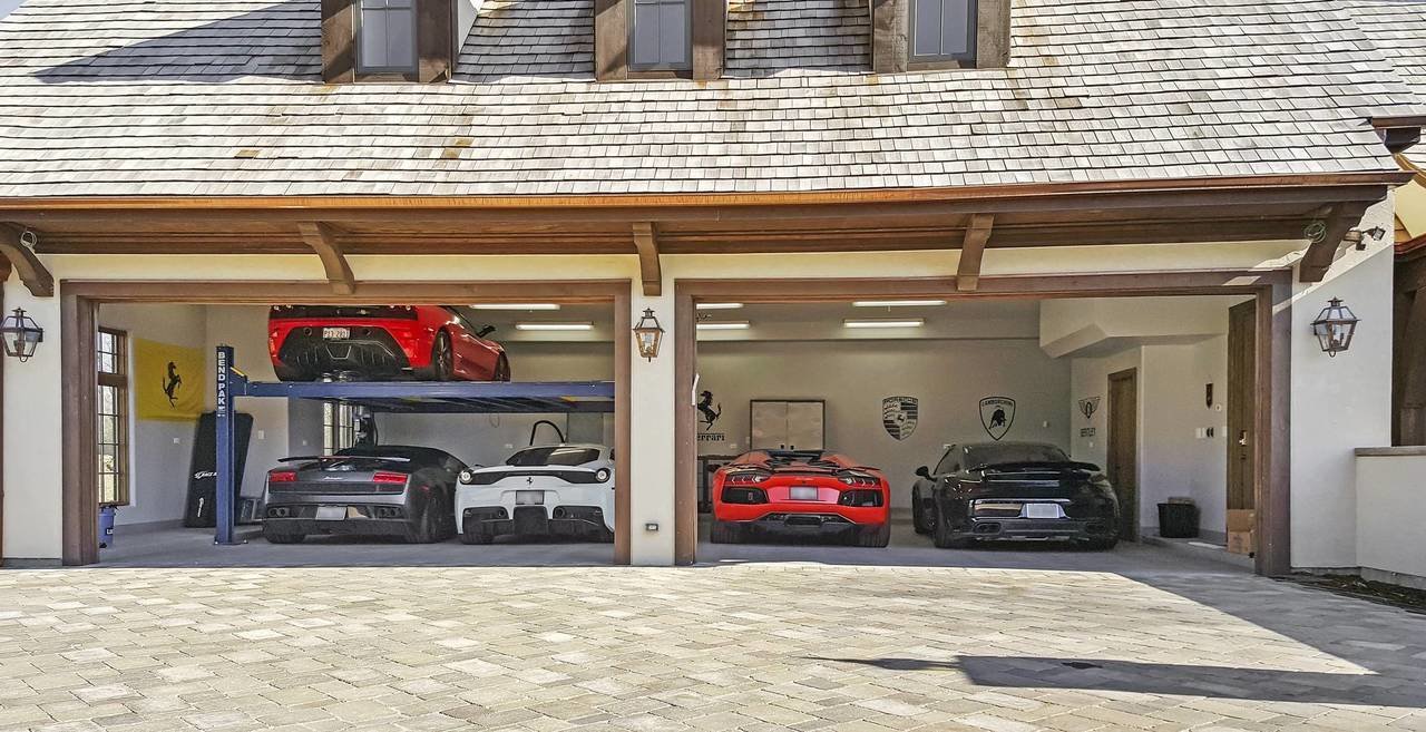 Pin by sk on House | Luxury garage, Dream car garage, Garage house Pin by sk on House | Luxury garage, Dream car garage, Garage house