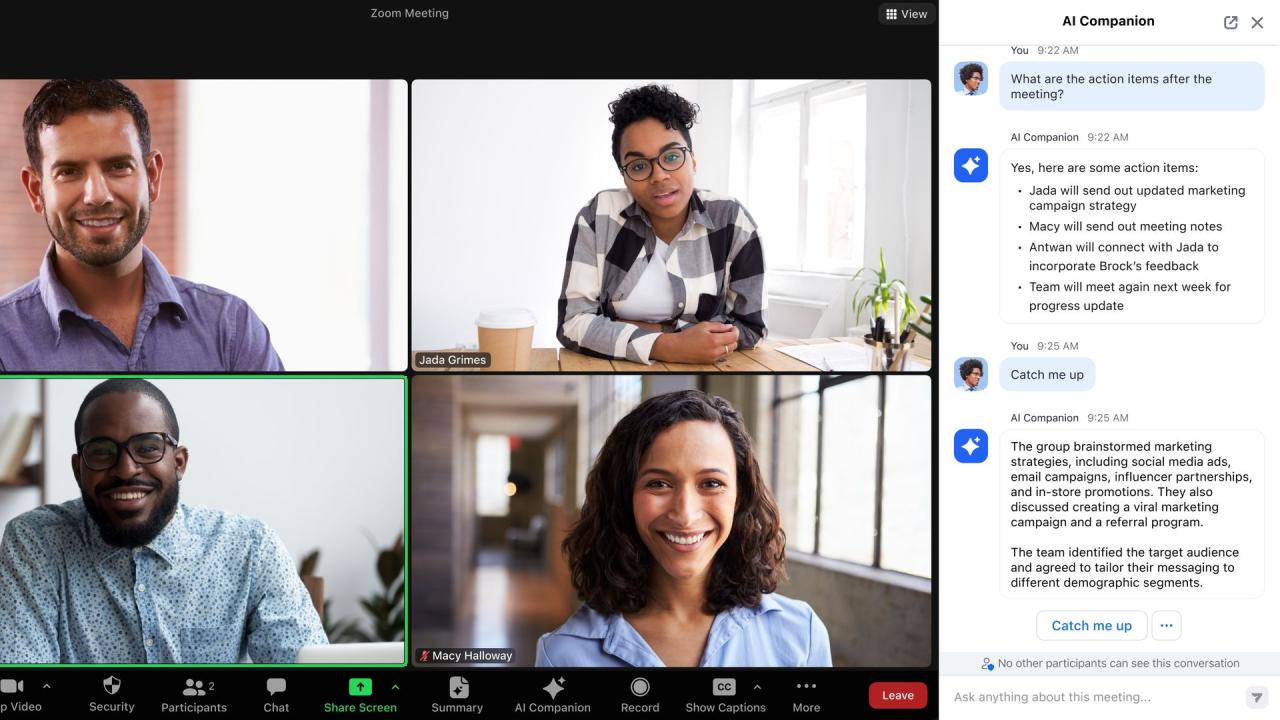 Zoom's new assistant brings more AI to your meetings