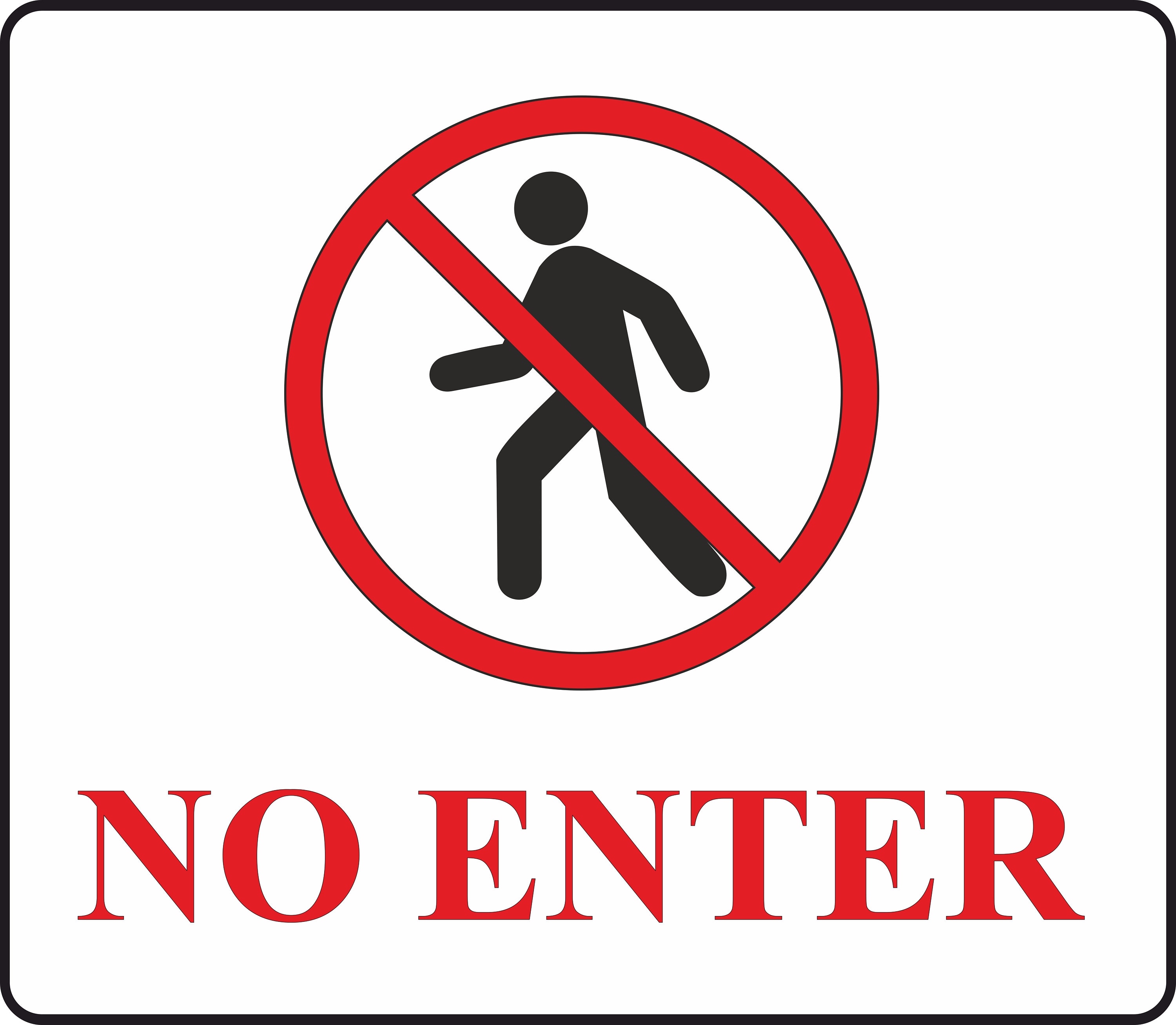 Do Not Enter Sign Printable Do Not Enter Sign Printable