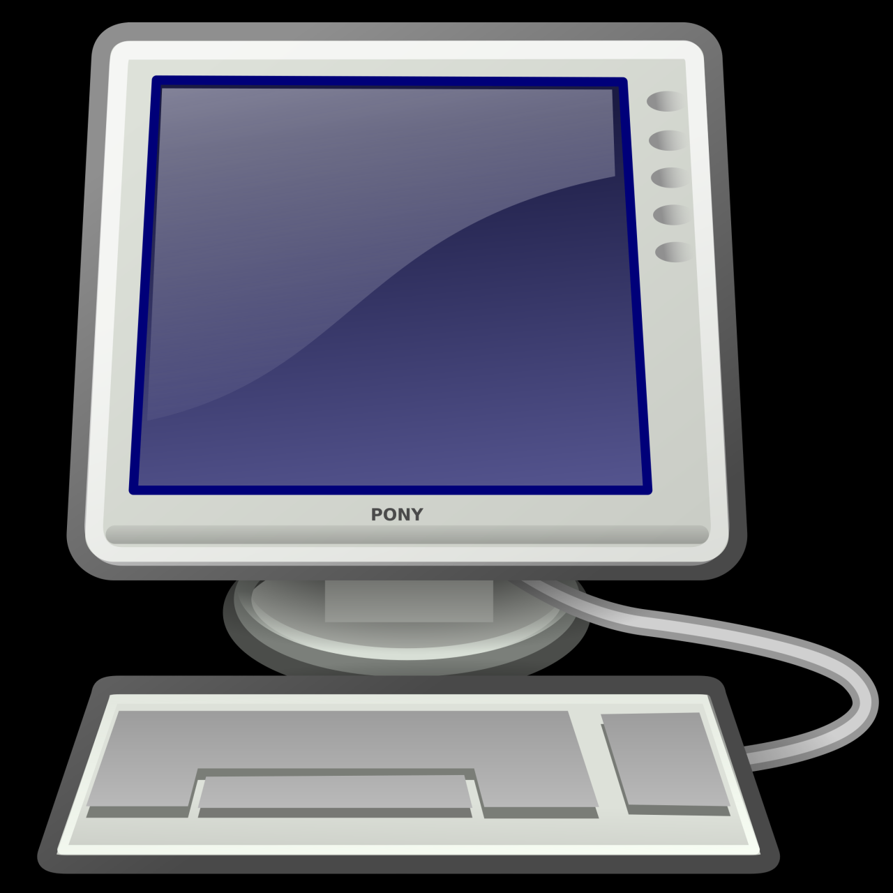 Clipart - tango computer