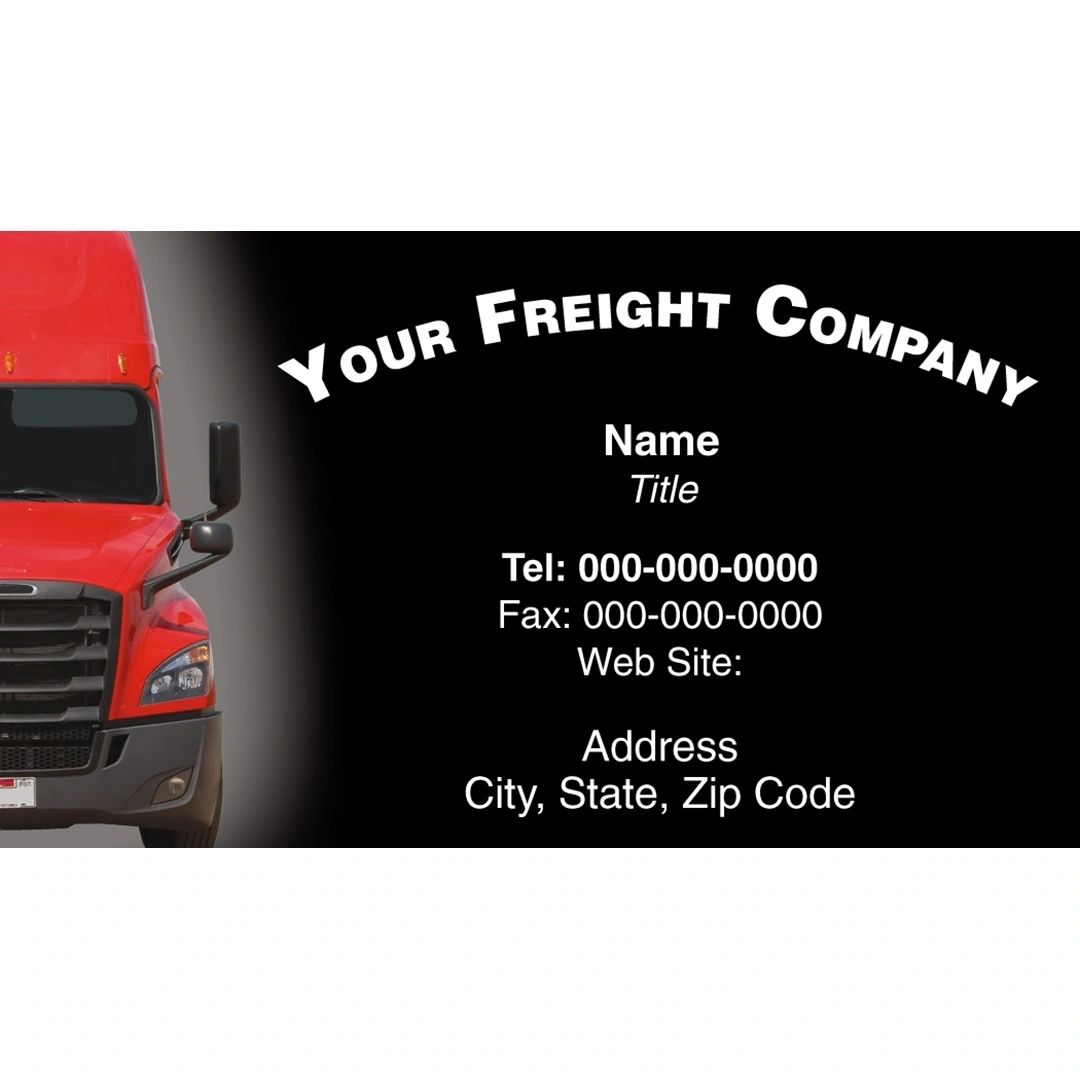 Trucking Business Card #2068 Trucking Business Card #2068