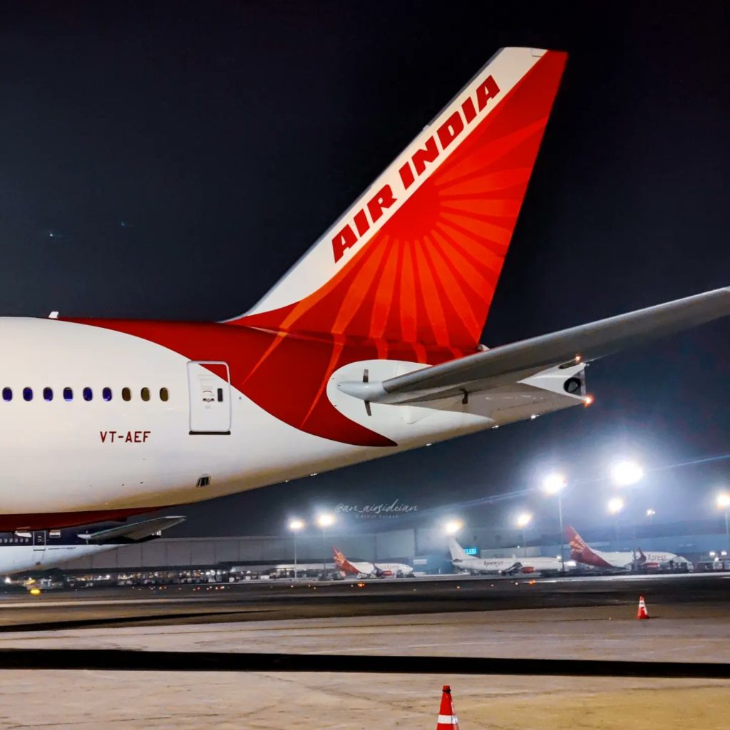 Air India receives first of their leased Boeing 777-200LRs - Live From ...