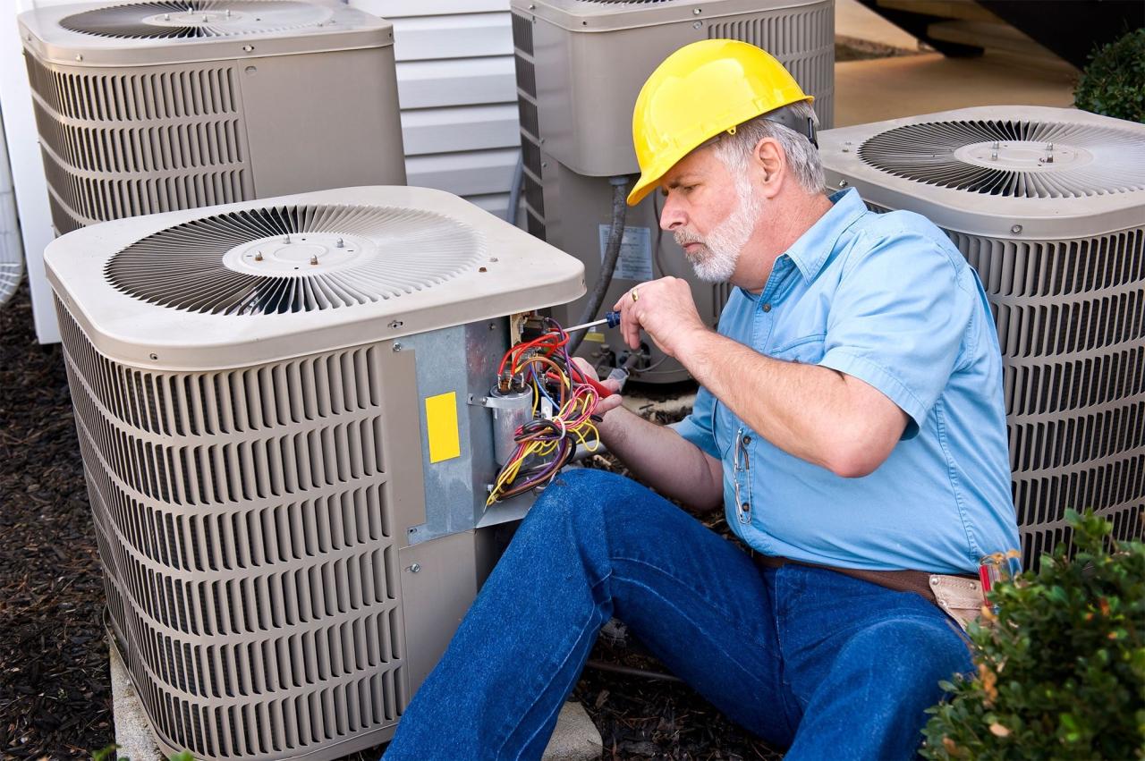 Heating air conditioning service